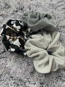 Zestaw gumek do włosów scrunchie handmade ręcznie robione frotki