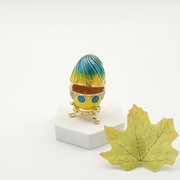 Jajko jajo faberge pojemniki szkatułka zielone styl mandaryński