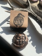 Naszyjnik zawieszka księżyc słońce witch tarot alternative