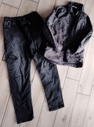 ZESTAW spodnie jeansy czarne  RESERVED koszula H&M 158