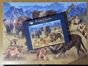 Puzzle Bluebird - Savannah Animals 1500