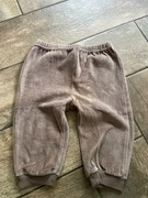 Spodnie dresowe welurowe chłopięce My Little Bear rozmiar 68 cm