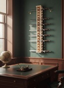 Stojak drewniany do bagnetów i noży. Ręczna robota. 