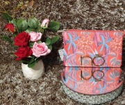 Torebka Damska Nobo Harmonijka Różowa w Kwiaty 