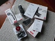 Lampka rowerowa Towild CL1200 +pilot BT +uchwyt + tylna TL-05, USB-C