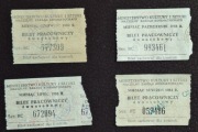 Warszawa, 1983-84r Ministerstwo Kultury i Sztuki, 4x bilet pracowniczy