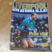 MAGAZYN MECZOWY LIVERPOOL - ROMA 19.03.2002 UEFA CHAMPIONS LEAGUE 