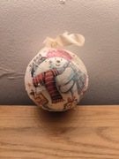 Bombka decoupage 