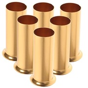 Metalowe Gilzy do Lamp E14 - Zestaw 6 Sztuk, 40x80mm, Złote