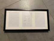 Ramka na 3 zdjęcia - IKEA RIBBA, czarna