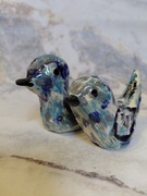 Ceramiczne niebieskie ptaszki 