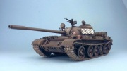 Gotowy sklejony polski T-55 Tamiya