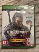Wiedźmin 3 dziki gon edycja kompletna xbox series x NOWA w FOLII