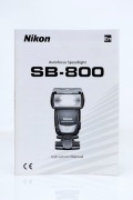 NIKON SB 800 Instrukcja obslugi EN