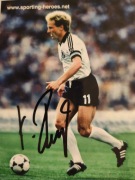 Karl-Heinz Rummenigge oryginalny autograf 