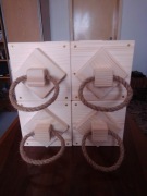 Lampion drewniany stroik ozdoba dekoracja.(3 sztuki)