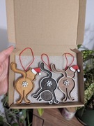 Świąteczny zestaw zawieszek - idealny prezent dla Kociary