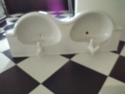 umywalka dwukomorowa, zlew, bidet - używane