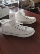 Mustang trampki wysokie białe