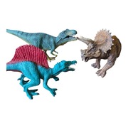 DINOZAURY SCHLEICH / FIGURKI 3 SZT.  / Triceratops / zestaw KOLEKCJA
