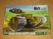 RARYTAS: brytyjski (nie tylko) czołg ciężki z I W.Św.: Mk. V 'Composite'