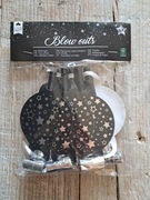 Papierowe trąbki rozwijane x6 