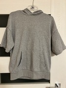 Szara męska bluza z krótkim rękawkiem S House oversize