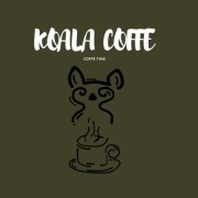 Autorska ilustacja dekoracjna - KOALA COFFE