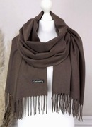 Nowy brąz czekoladowa szalik Cashmire 180 na 7 0