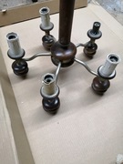 Żyrandol drewno stał 