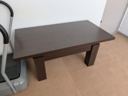 Ława WENGE rozkładana i podnoszona 130x70 na 170x70