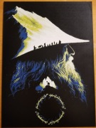 Władca Pierścieni / LOTR Gandalf obraz przestrzenny 3D Hueforge