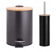 ZESTAW KOSZ NA ŚMIECI + SZCZOTKA WC Design
