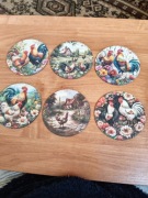 Podstawki pod kubek Kwiaty niebieskie 