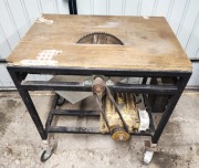 Piła stołowa trajzega 380V 1.5kW na kółkach