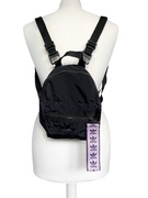 Nowy mini plecak Adidas, nylonowy, czarny