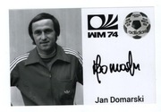 Jan Domarski, autograf, piłkarz, uczestnik mistrzostw świata 