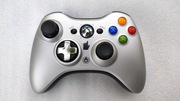 Pad Bezprzewodowy Xbox 360 Srebrny Obracany D-Pad JAK NOWY Lilmitowany
