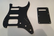 Fender Stratocaser HSS Pickguard Black Klapka tylna Stan idealny Nowy