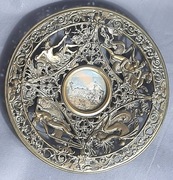 Patera Brąz weduta 1900 