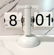 Vintage Flip Digital Clock zegar stołowy mechaniczny dekoracja domu biuro 