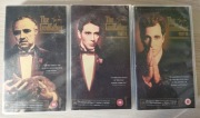 The Godfather Ojciec Chrzestny - kolekcja 3 filmów na VHS w jęz. angielskim