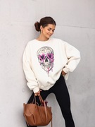 BLUZA DRESOWA BASIC OVERSIZE NADRUK NOWA KOLEKCJA POLSKA MARKA 