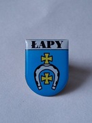 Herb miasta Łapy przypinka pin odznaka wpinka
