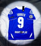 (S) Fernando Torres #9 Chelsea Retro Jersey Home Champions League 2011/12