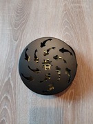 Przenośny uchwyt na cewkę w stylu retro Pojemnik Kadzidło Palnik Wzór ryby