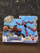 Marvel Avengers. Motocykl 2w1 + figurka Iron Mana, 15 cm