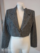 Żakiet krótki elegancki wełniany In The Style M nowy