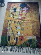 Gustav Klimt Pocałunek szal 70x 200 cm nowy