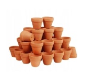 10x Małe Doniczki Wysokość 6cm Do Figurek, Ozdób, Nasadzeń 